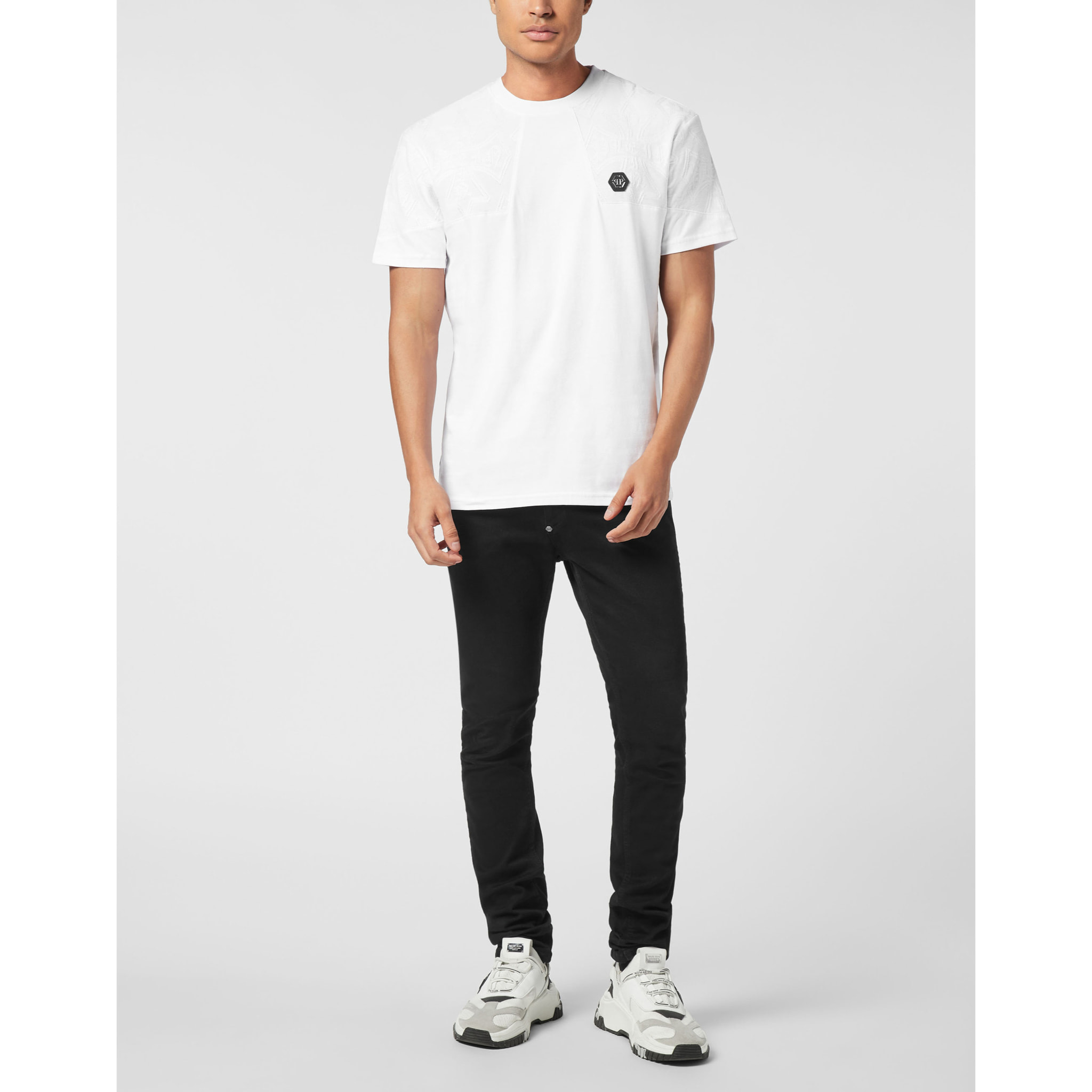 PHILIPP PLEIN T-Shirt Round Neck Ss CREST