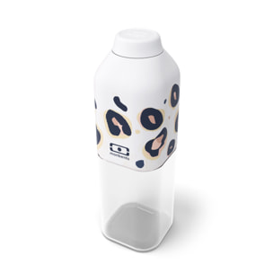 Bouteille réutilisable Positive M 500ml rose Léopard