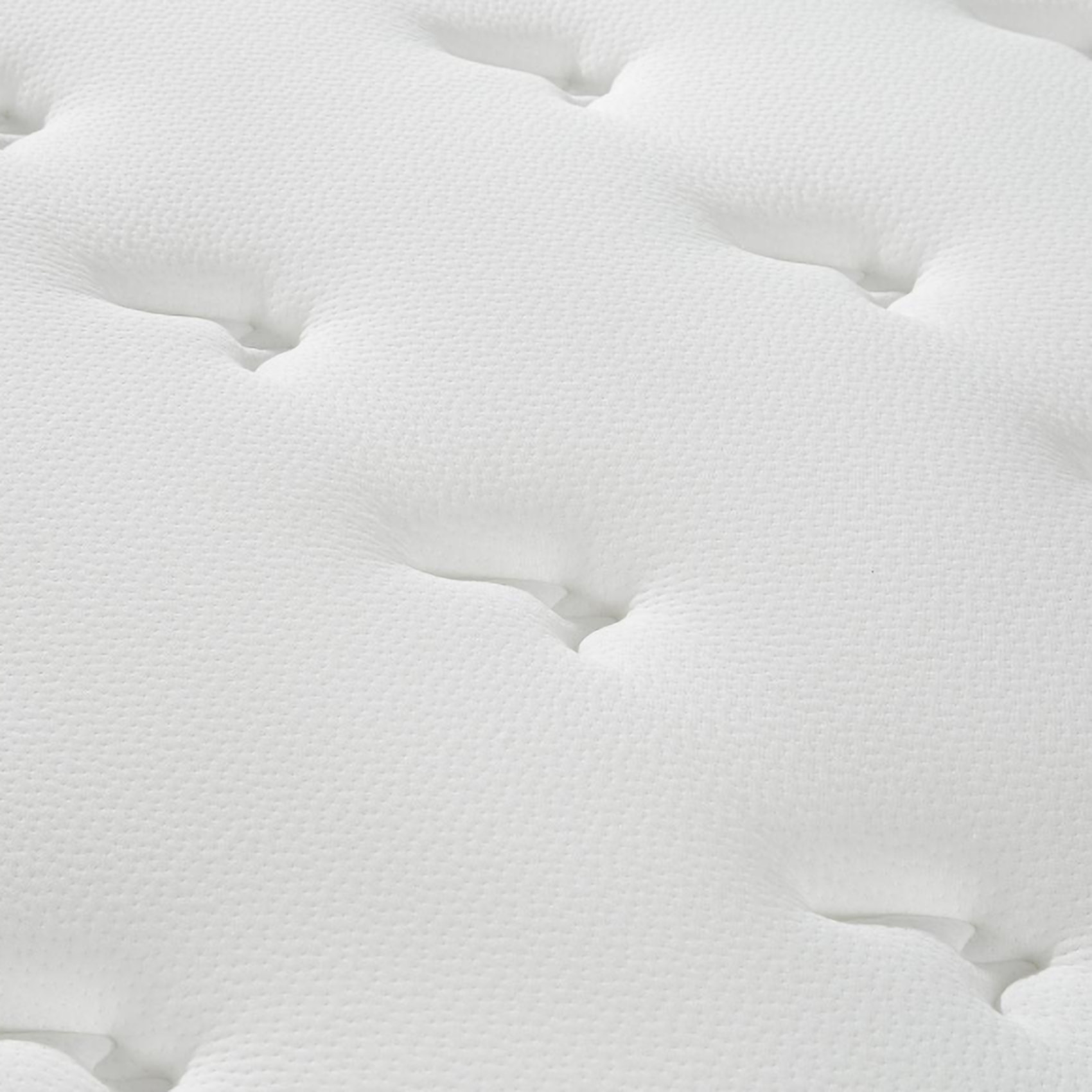 Matelas à ressorts ensachés de 25 cm en mousse - Blanc