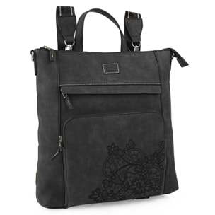 Bolso Mochila Mujer Lois Marcy Antracita