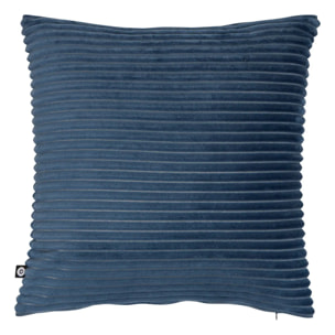 Coussin Arum bleu encre 38x38cm