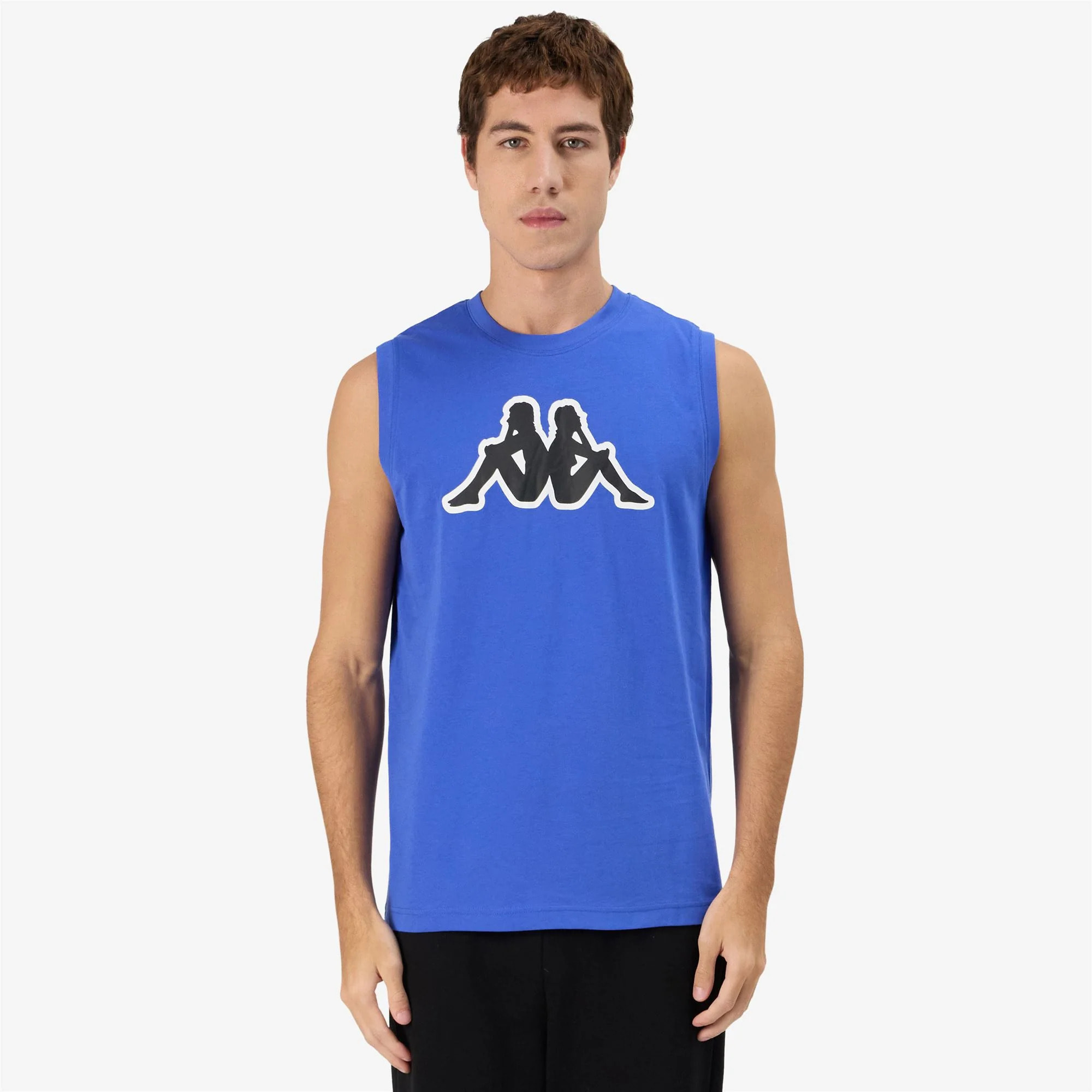 Kappa - T-Shirts & Top Uomo Blu - Logo Dwal