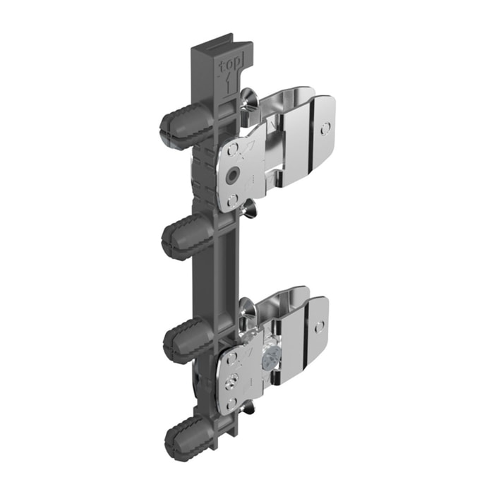 Connecteur de façade de tiroir AvanTech YOU pour profil latéral de tiroir, hauteur 187 / 251 mm, à enfoncer - HETTICH - 9255839
