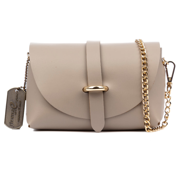 Aurora Bolso bandolera Mujer. Piel auténtica Ruga