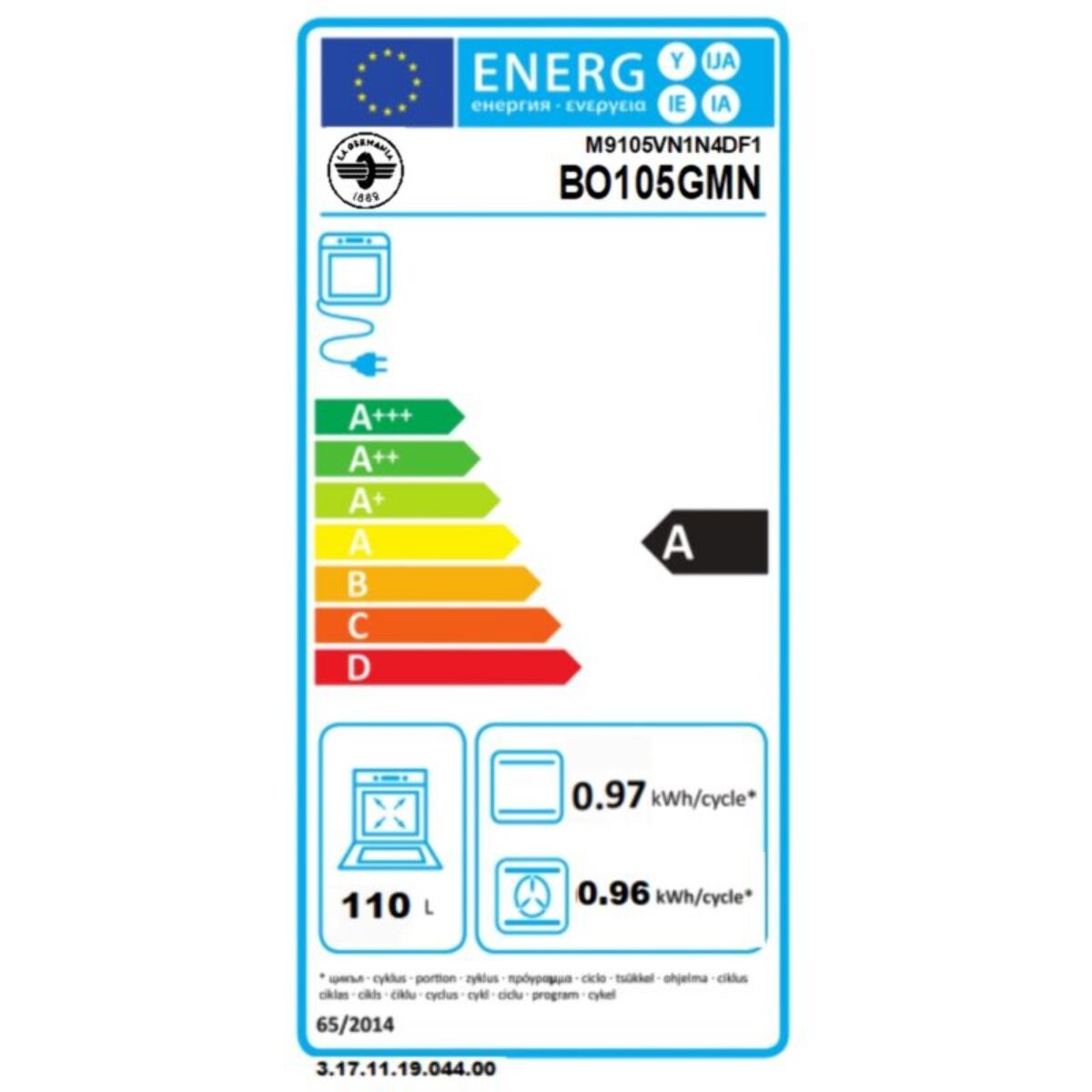 Piano de cuisson gaz GERMANIA BO105GMX