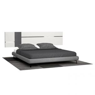 Cabecero Ataneq Air Leds Blanco - Grafito