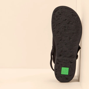 Zapatos N5871 NOBUCK LAVADO BLACK/ ARENISCA color Black