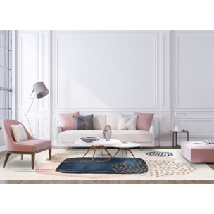 Alfombra de vinilo CERAMIKO, Lara, diseño moderno 133x200 cm