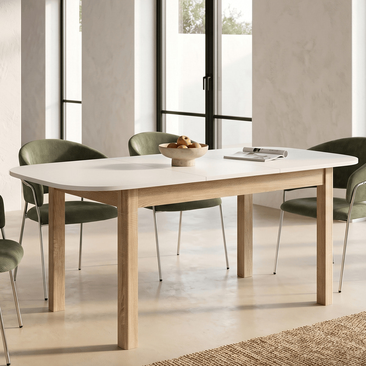 Table à manger extensible 4/6 personnes - TORI