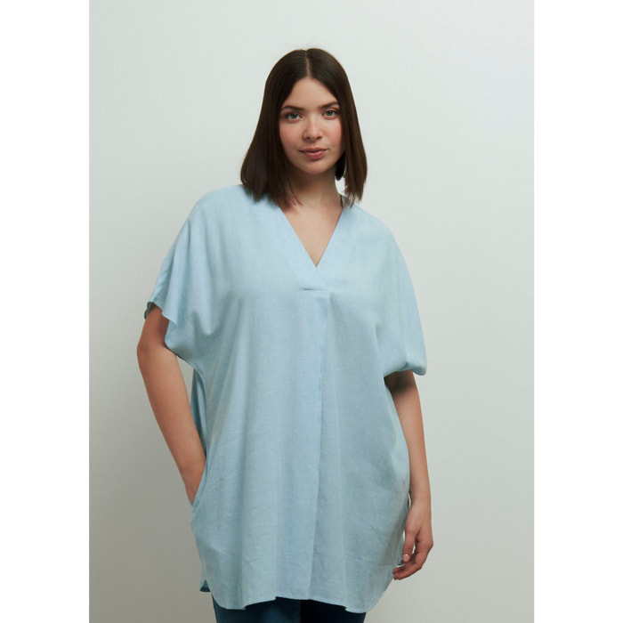 CAMICIA AZZURRO CONBIPEL