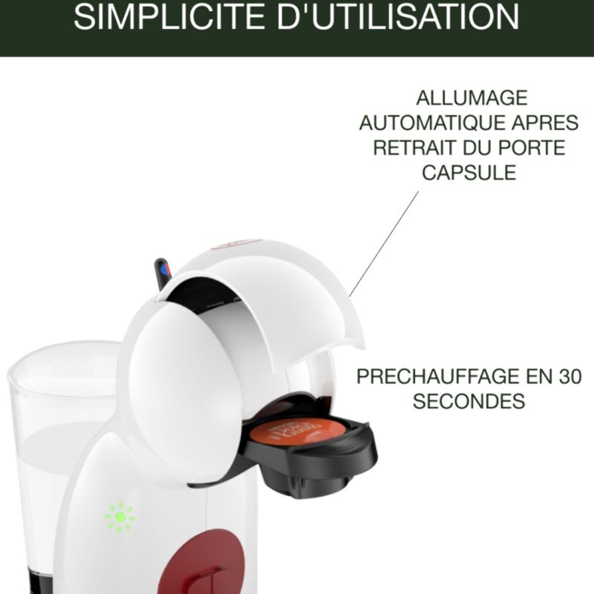 Dolce Gusto KRUPS YY5218FD piccolo xs rouge noir