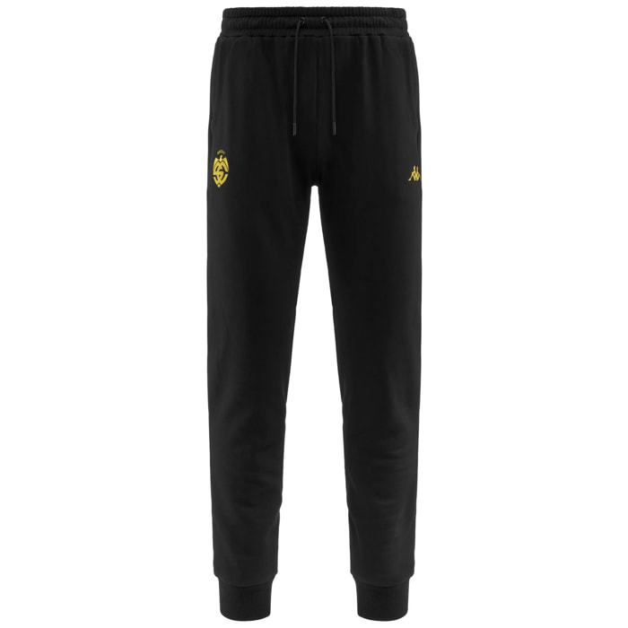Kappa - Pantaloni Uomo Nero - Atwils Spezia