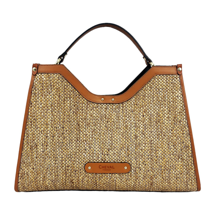 Bolso de hombro Cheval Firenze Capri Camel