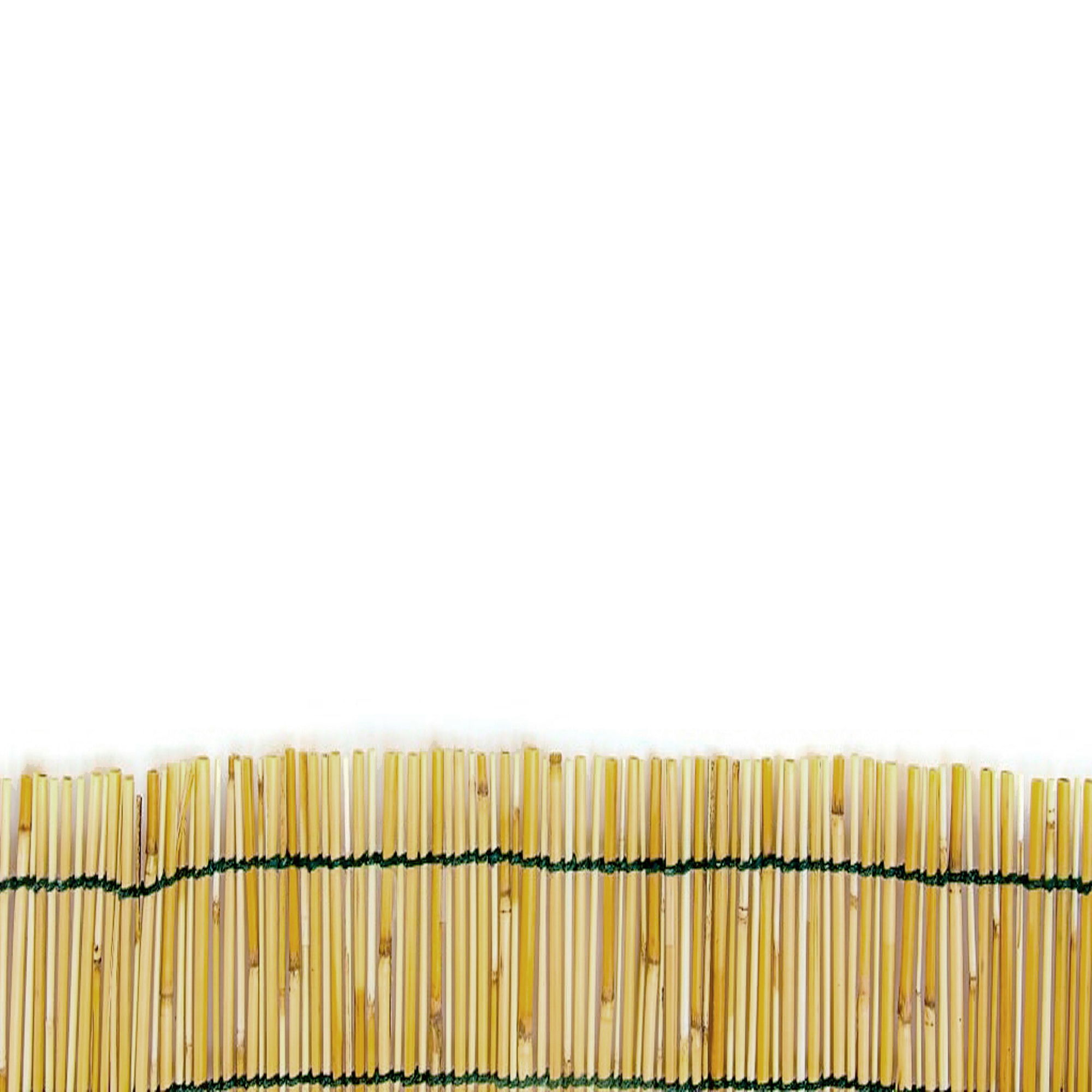 Arella In Canna Cannette In Bamboo Pelato Bambù Naturale Da 5 mm Arelle Canniccio Decorativo Recinzione Stuoia Ombreggiante Frangivista 1.2 x 3 M