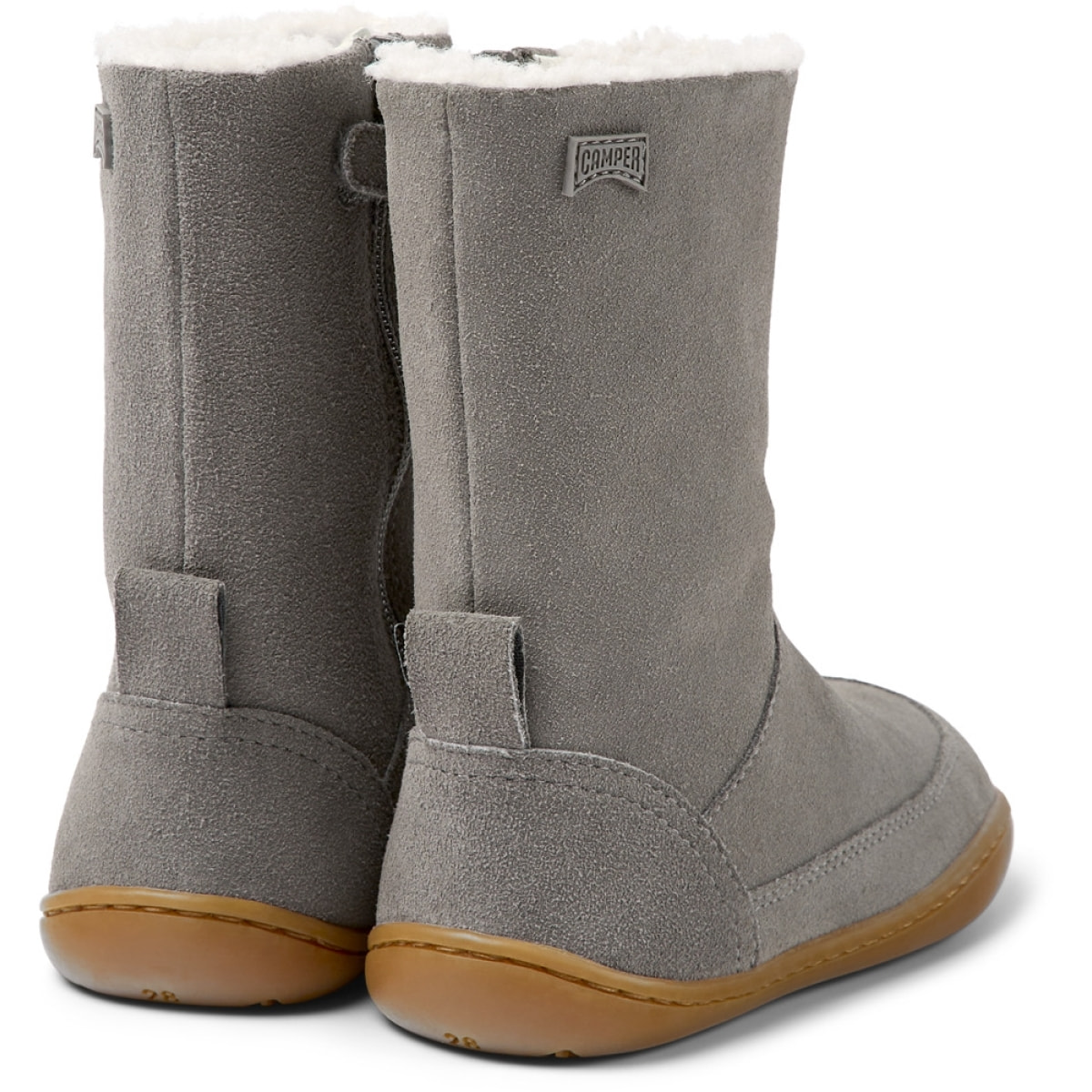 CAMPER Peu Cami - Botines Gris Infantil Unisex