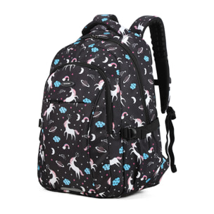 Zaino unisex modello Astrale - Poliestere vegano - 32.0 x 15.0 x 43.0 cm