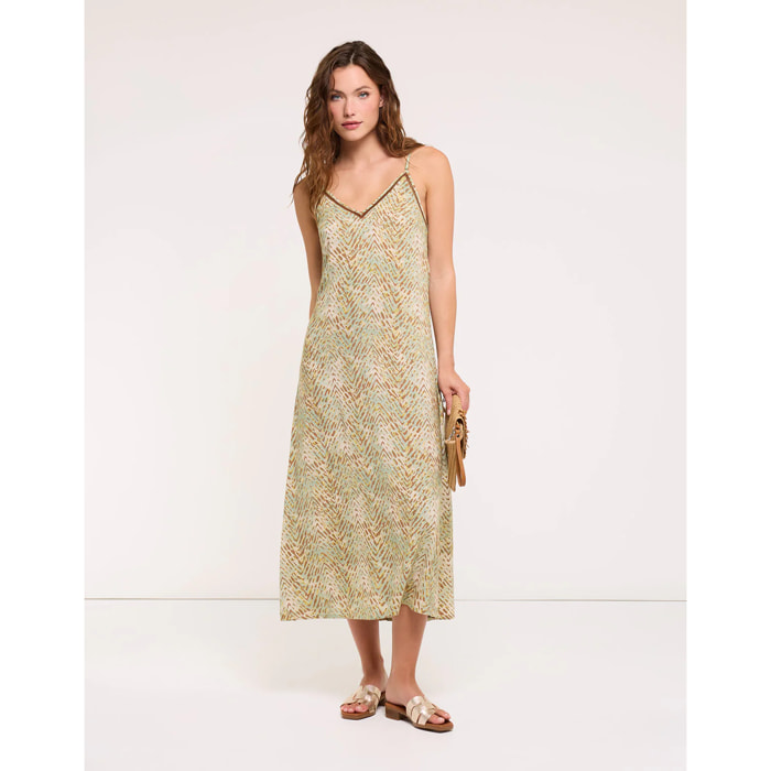 Vestido Largo Caqui - Sailis