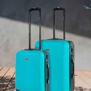 Maleta Itaca Tiber Set De 2 Unidades Turquesa-Antracita