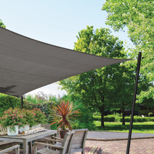 Poteau ajustable pour voile d'ombrage