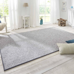 Tapis salon faux uni poils ras, alam, doux et entretien facile