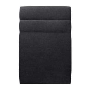 Tete de lit Bandes Horizontales Tissu - Rembourrée A poser