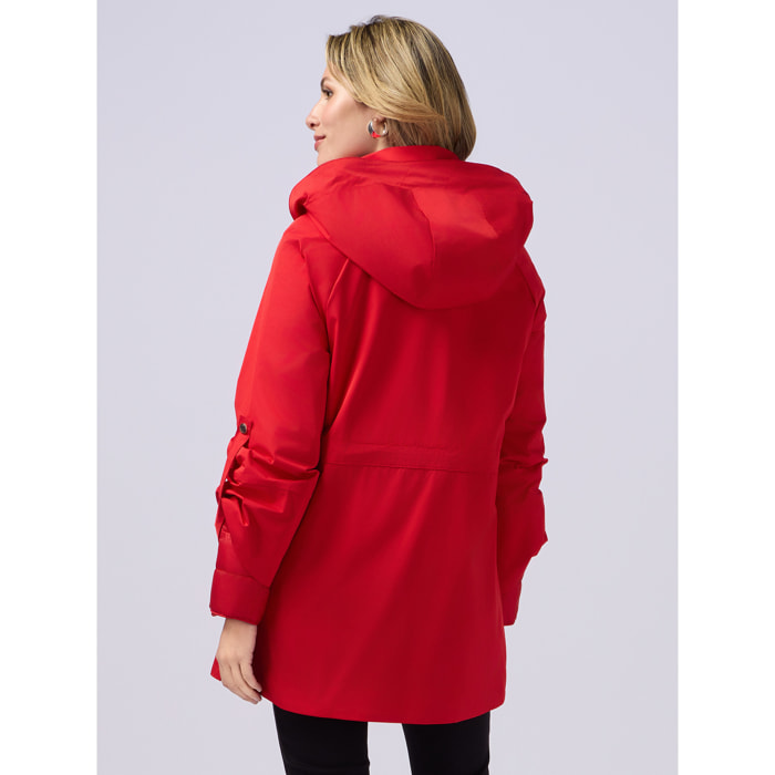 Oltre - Parka con plumífero a juego - Rojo