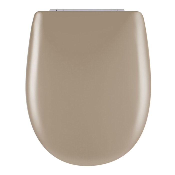 Abattant easy clip avec descente manuelle uni - Ficelle