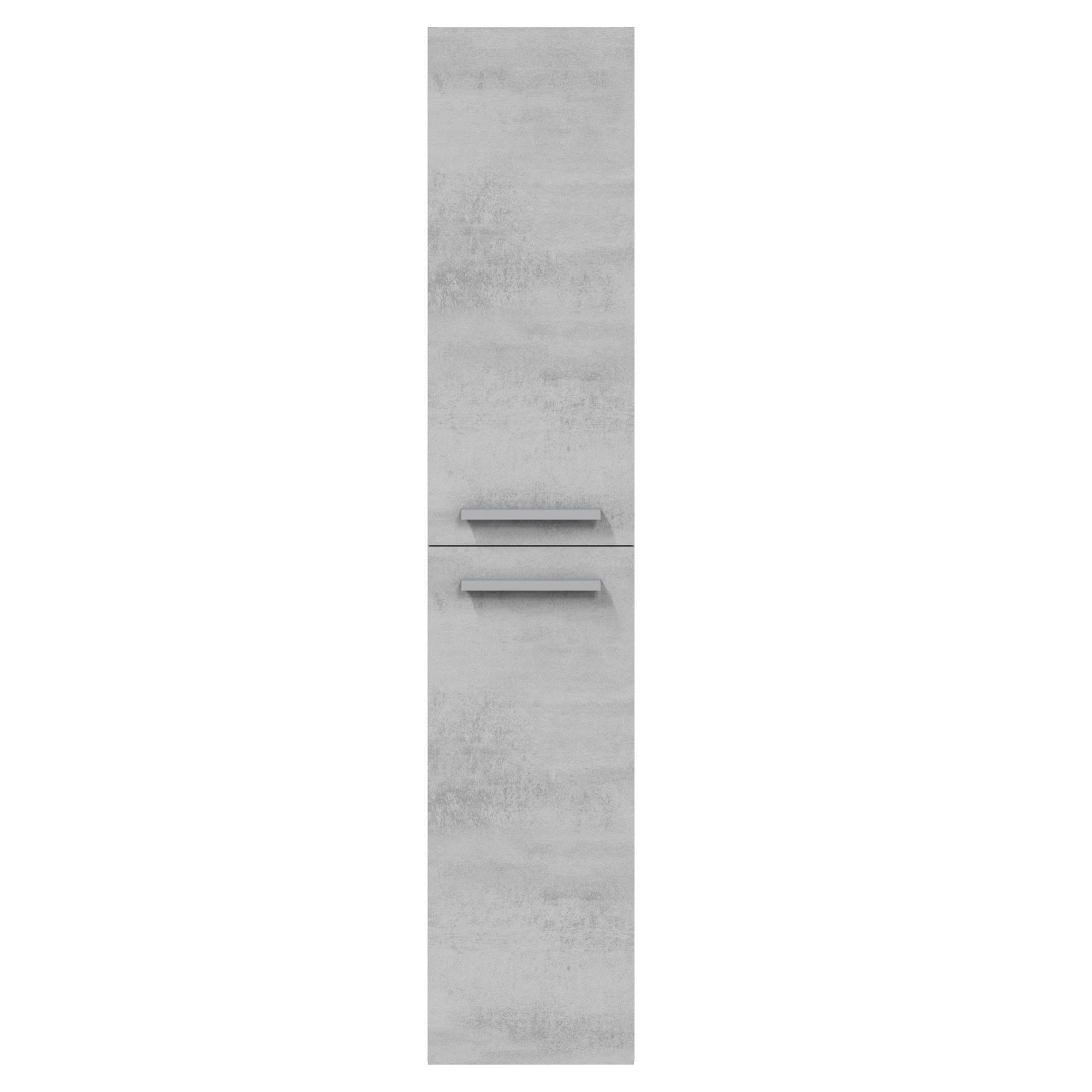 Columna de baño Alise 2p color Cemento, 30 cm (Ancho) x 25 cm (Fondo) x 150 cm (Alto)