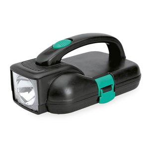 Set di strumenti Vizcaya con 24 accessori in un case resistente e torcia LED integrata.