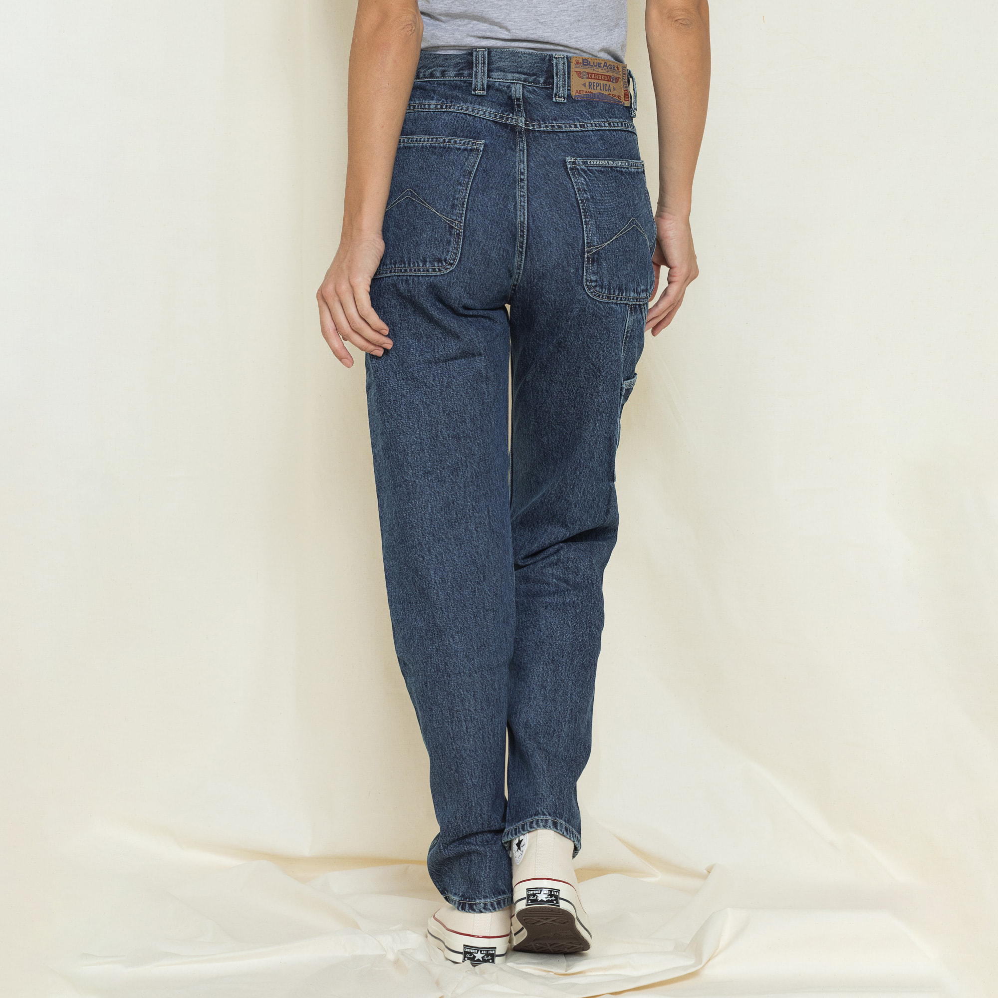 JEANS CARPENTER IN TESSUTO OLD STYLE MODELLO REPLICA