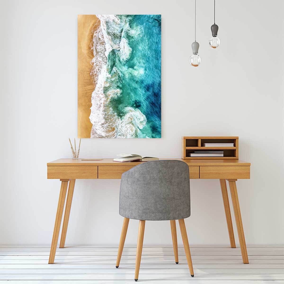 Tableau mer pur ocean  Toile imprimée