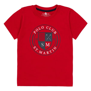 T-shirt maniche corte con stampa logo