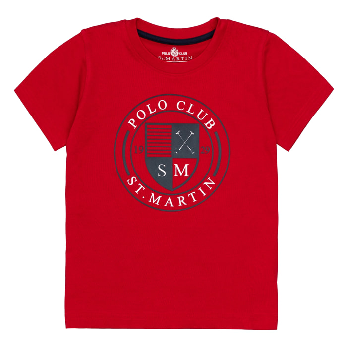 T-shirt maniche corte con stampa logo