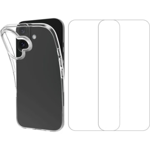 Coque ESSENTIELB iPhone 16 coque + Verre trempè
