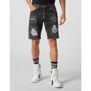 PHILIPP PLEIN Pantaloncini in denim