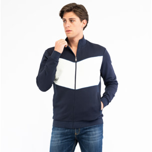 BIKKEMBERGS felpa uomo dress blue