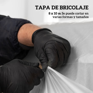 Plástico Invernadero Transparente, 6x10 m, Cubierta de Repuesto para Invernadero de Polipropileno, Resistente al Agua, para Huerto, Plantas, Agricultura, Jardín