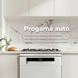 Lavavajillas EVVO D5, 14 Cubiertos, 8 Programas, Clase Energética B, Blanco, Ancho 600 mm
