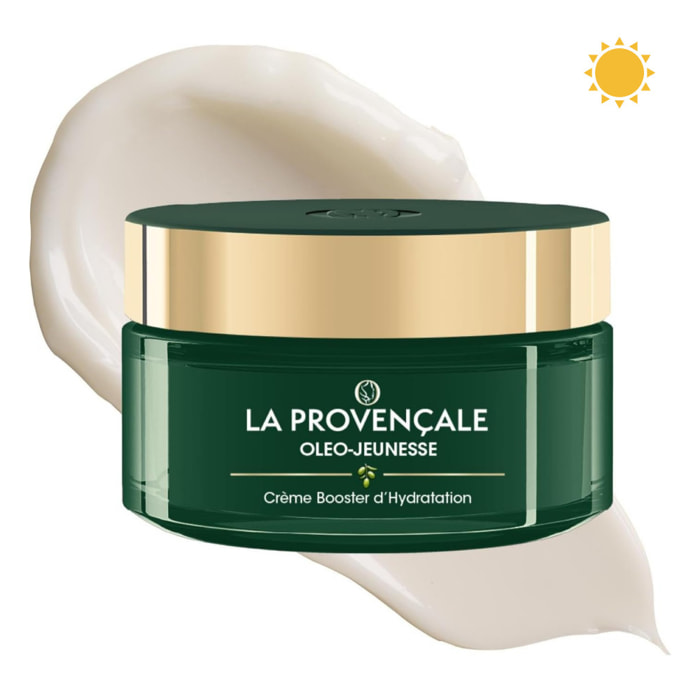 La Provençale Oleo-Jeunesse - Crème Booster d'Hydratation Anti-âge Certifiée Bio - Omégas d'huile d'Olive verte & Acide hyaluron