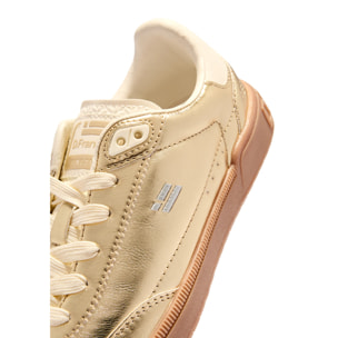 Zapatillas Bajas de Mujer Rebel Met Oro