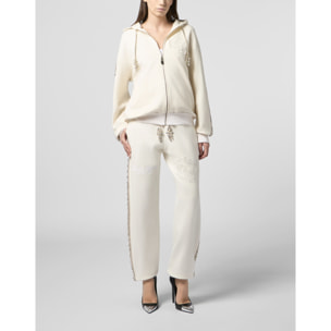 PHILIPP PLEIN Washed Joggers Tennis Club Crystals