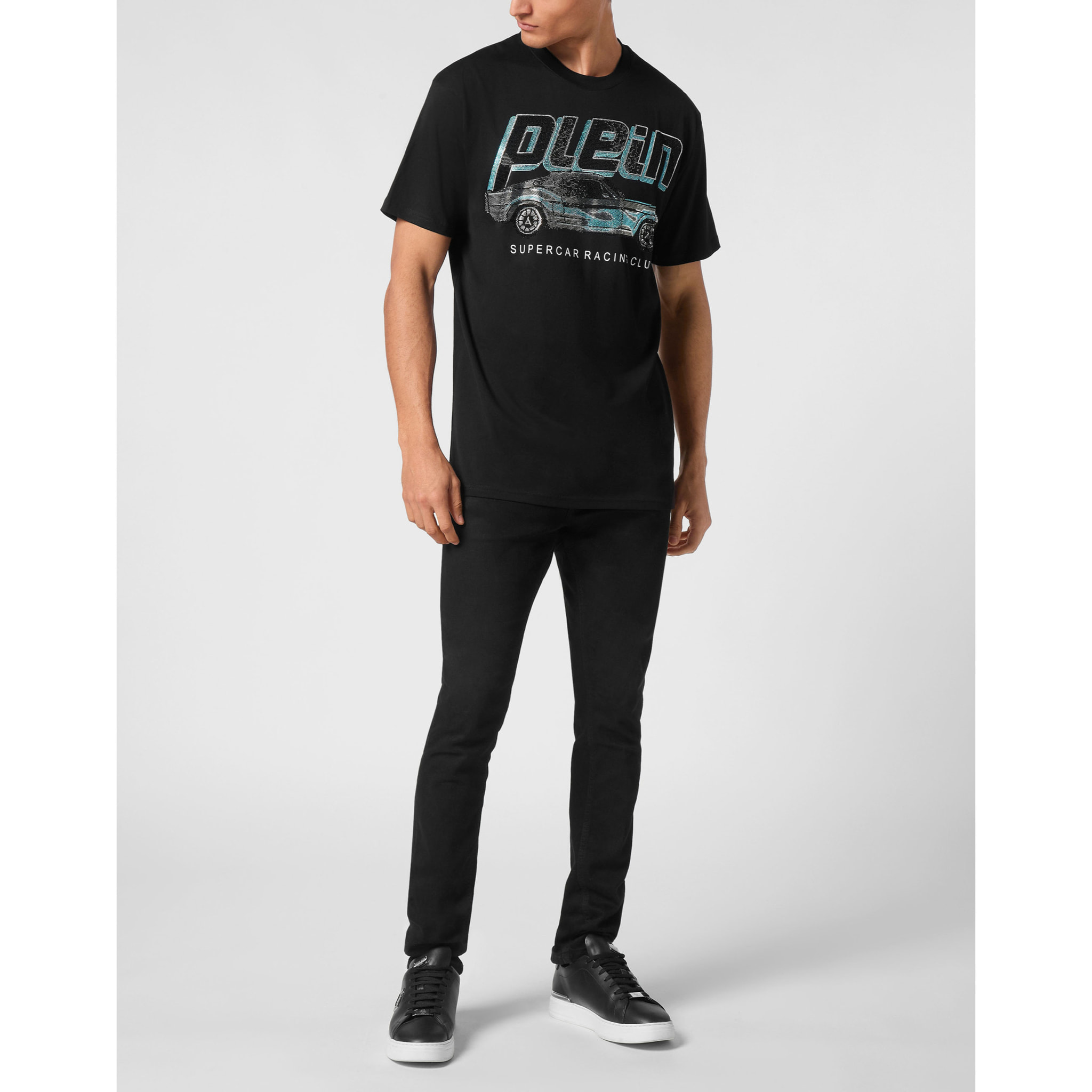 PHILIPP PLEIN Camiseta Cuello Redondo RACING