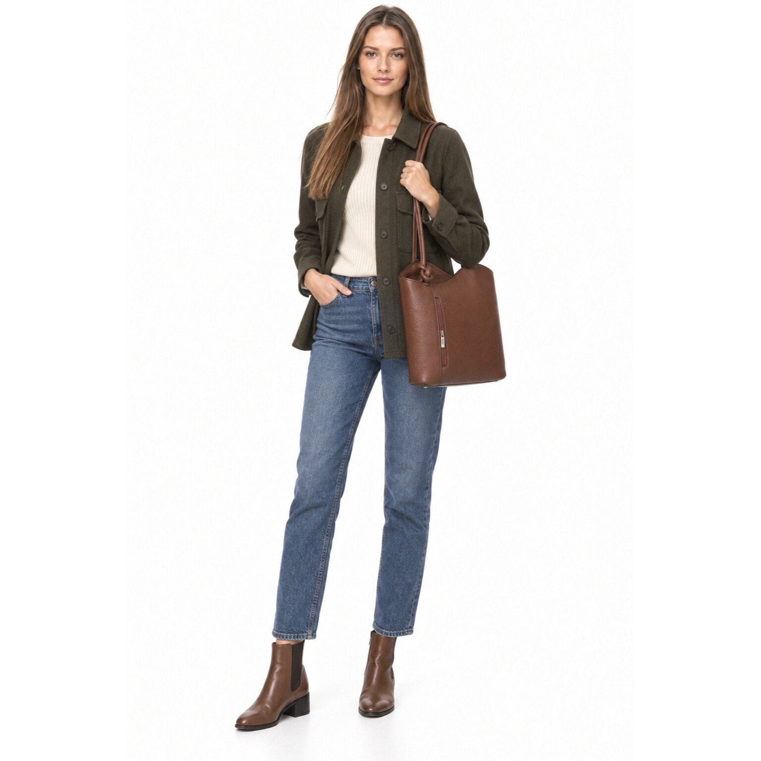 Tote Anna Luchini Marrone