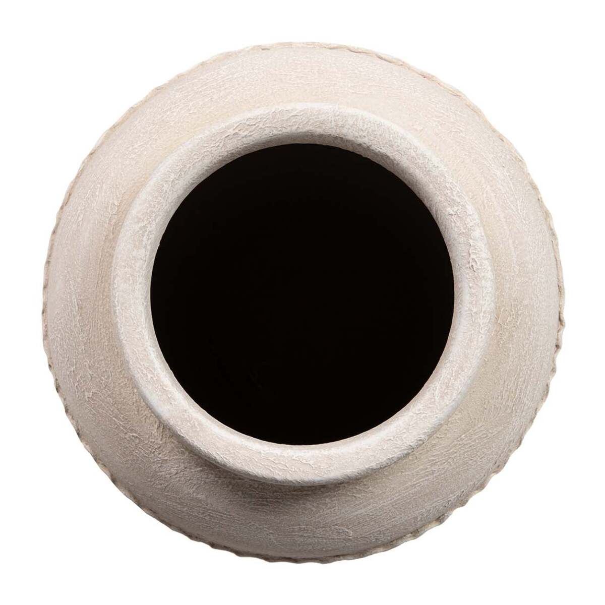 Florero Ceramica Beige 30x30x60 Cm