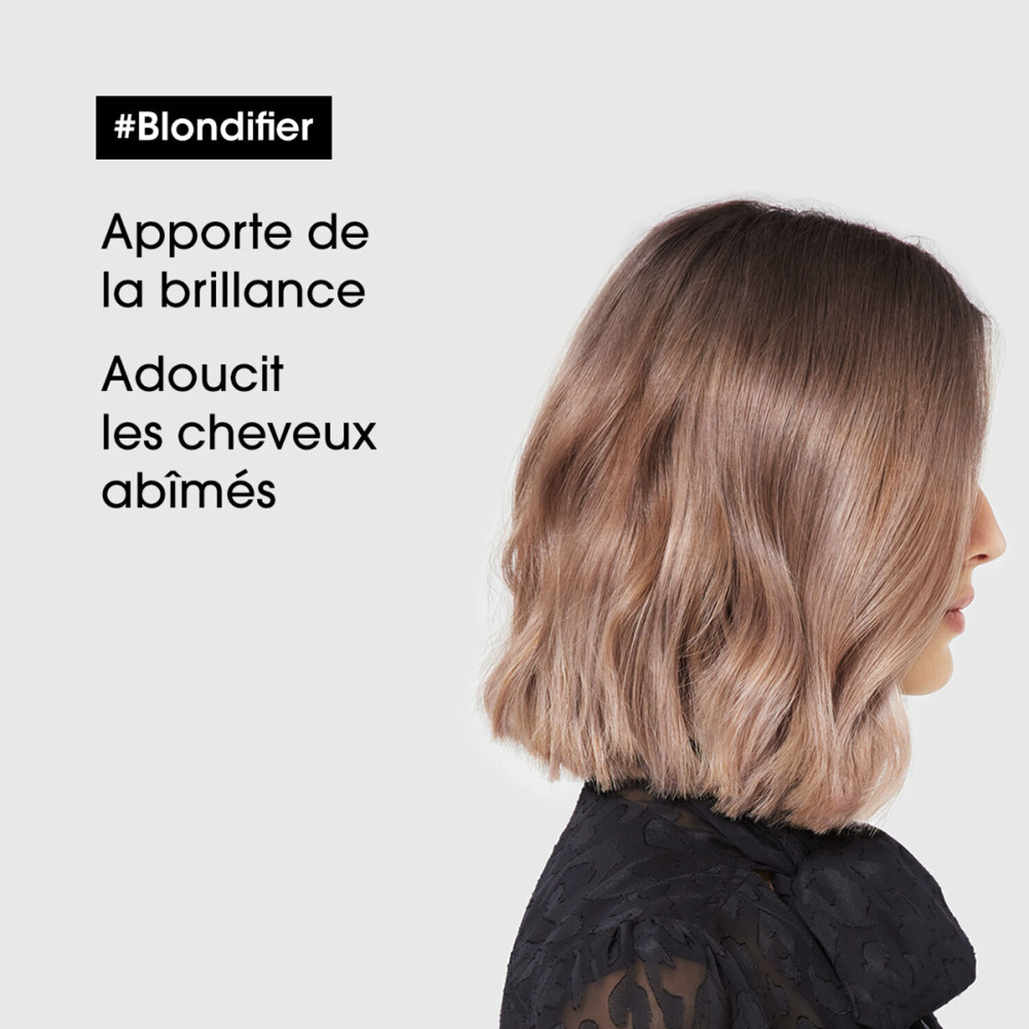 Série Expert Blondifier - Shampoing illuminateur pour cheveux blonds ou méchés 300 ml