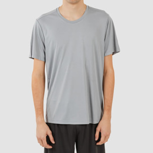 Conjunto deportivo corto tecnico hombre perla marengo