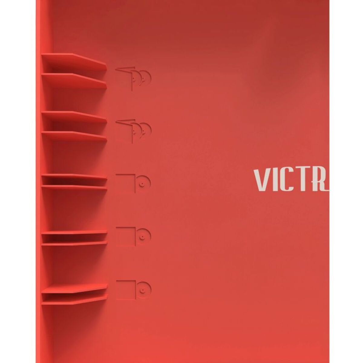 Platine vinyle VICTROLA RE-SPIN Eco Concue Rouge