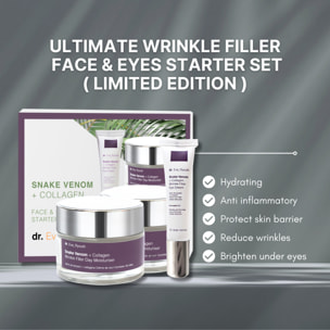 Dr Ever Youth - Set Ultimate Wrinkle Filler para rostro y ojos