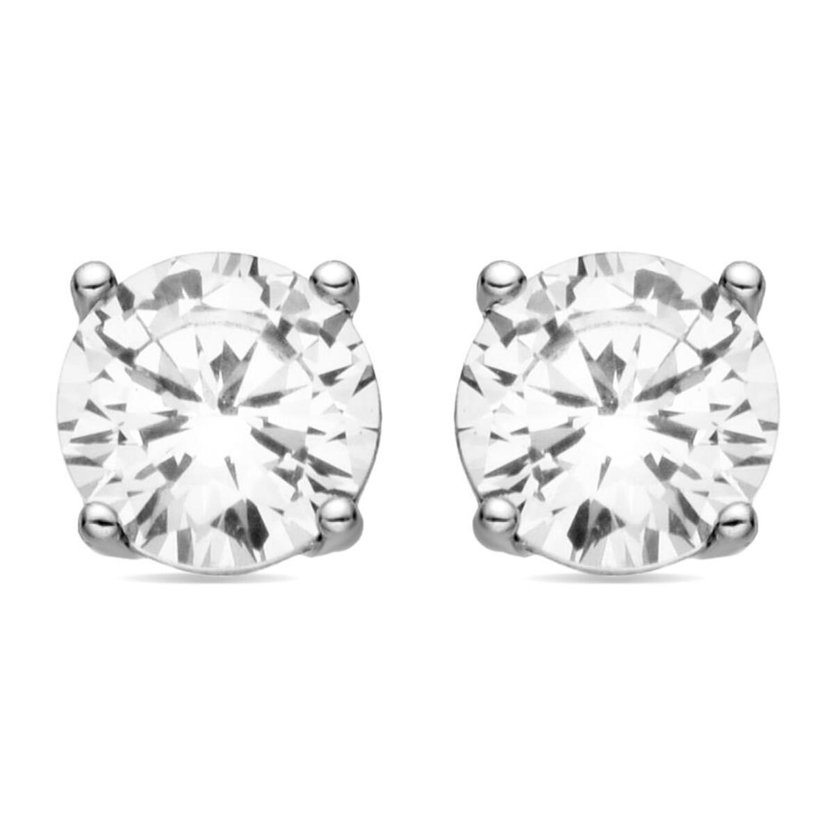 Pendientes Lux by Lux acabadoss en rodio