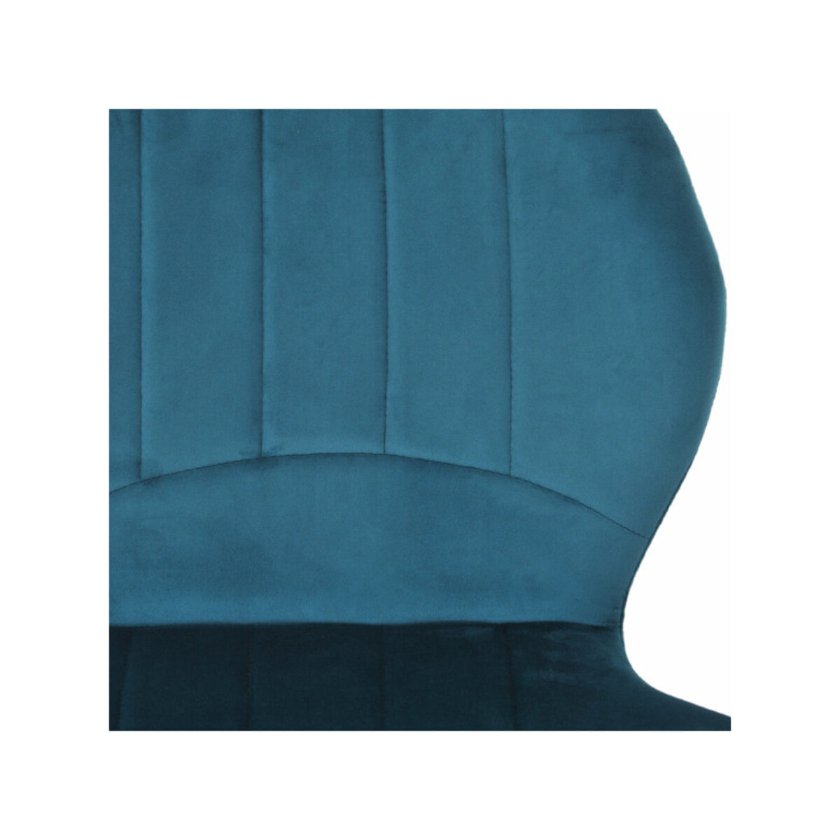 Chaise de bar en velours avec pieds en métal noir - FAUSTINE 2